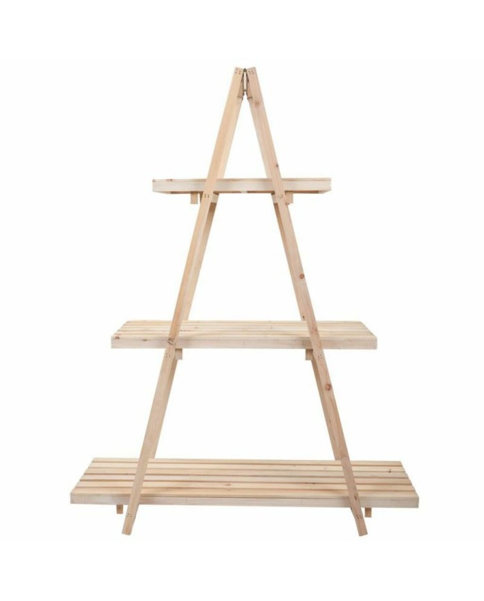 Espositore da Bancone Alexandra House Living Legno di abete 127 x 38 x 98 cm Scaffale 3 Mensole