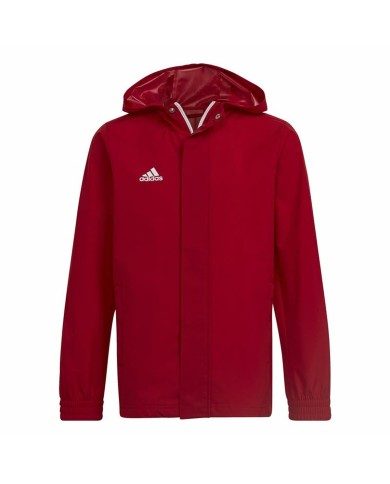 Giacca Sportiva da Bambini Adidas Entrada 22 Rosso Giacca Sportiva da Bambini Adidas Entrada 22 Rosso