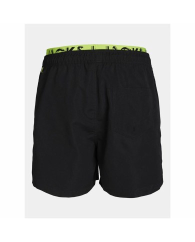 Costume da Bagno per Bambini Jack & Jones Jjswim Db Wb Neon Nero Costume da Bagno per Bambini Jack & Jones Jjswim Db Wb Neon Nero