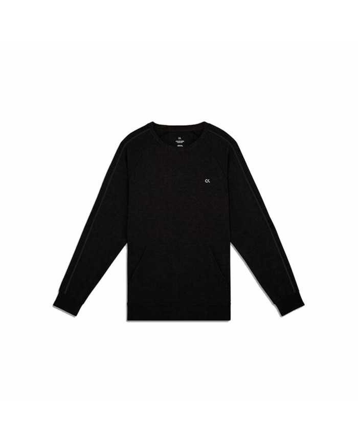 Felpa senza Cappuccio Uomo Calvin Klein Nero