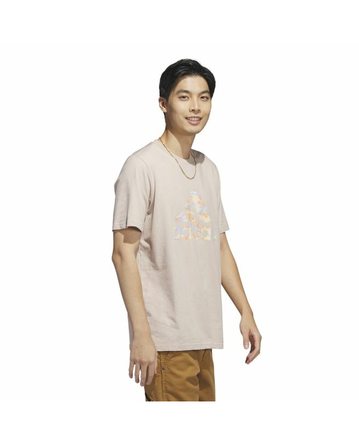 Maglia a Maniche Corte Uomo Adidas Beige Mimetico