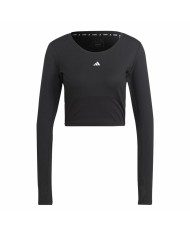 Maglia a Maniche Lunghe Donna Adidas Studio Nero