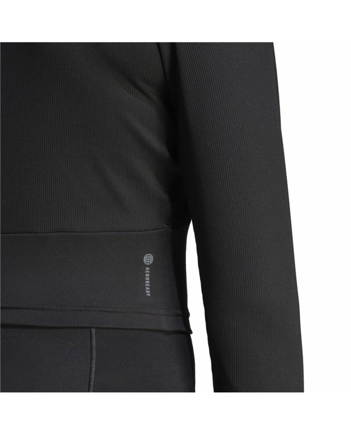 Maglia a Maniche Lunghe Donna Adidas Studio Nero