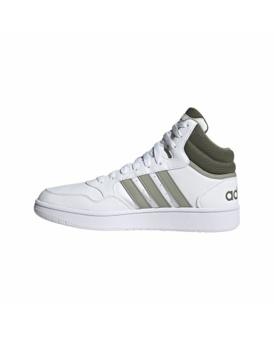 Scarpe da Basket per Adulti Adidas Hoops 3.0 Mid Bianco Scarpe da Basket per Adulti Adidas Hoops 3.0 Mid Bianco