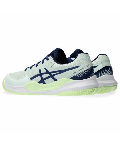 Scarpe da Tennis da Uomo Asics Gel-Resolution 9 Gs Grigio