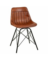 Sedia da Sala da Pranzo Alexandra House Living Nero 46 x 96 x 48 cm