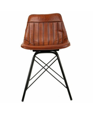 Sedia da Sala da Pranzo Alexandra House Living Marrone 78 x 49 x 46 cm