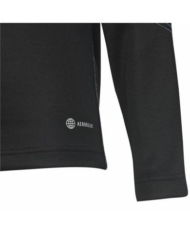 Felpa da Allenamento per Adulti Adidas Tiro23 Club Bianco Nero Felpa da Allenamento per Adulti Adidas Tiro23 Club Bianco Nero