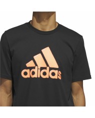 Maglia a Maniche Corte Uomo Adidas Logo Nero (L) Maglia a Maniche Corte Uomo Adidas Logo Nero (L)