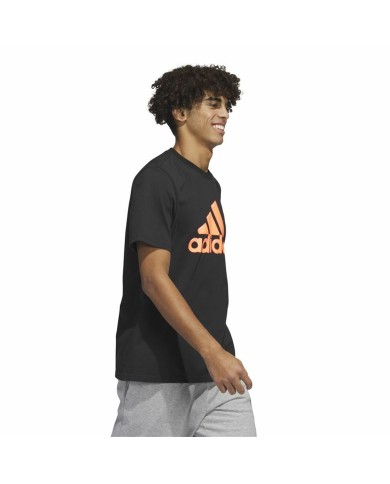 Maglia a Maniche Corte Uomo Adidas Logo Nero (L) Maglia a Maniche Corte Uomo Adidas Logo Nero (L)