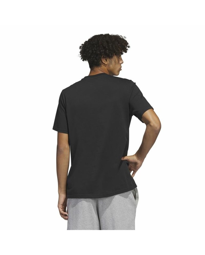 Maglia a Maniche Corte Uomo Adidas Logo Nero (L) Maglia a Maniche Corte Uomo Adidas Logo Nero (L)