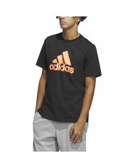 Maglia a Maniche Corte Uomo Adidas Logo Nero (L) Maglia a Maniche Corte Uomo Adidas Logo Nero (L)