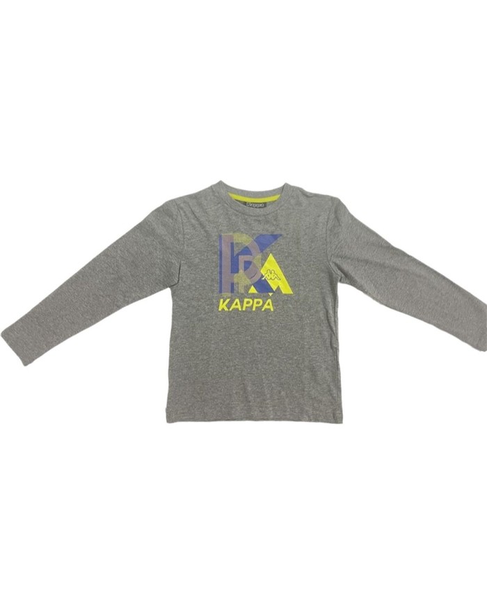 Maglia a Maniche Corte Uomo Kappa Benoit Grigio chiaro Maglia a Maniche Corte Uomo Kappa Benoit Grigio chiaro