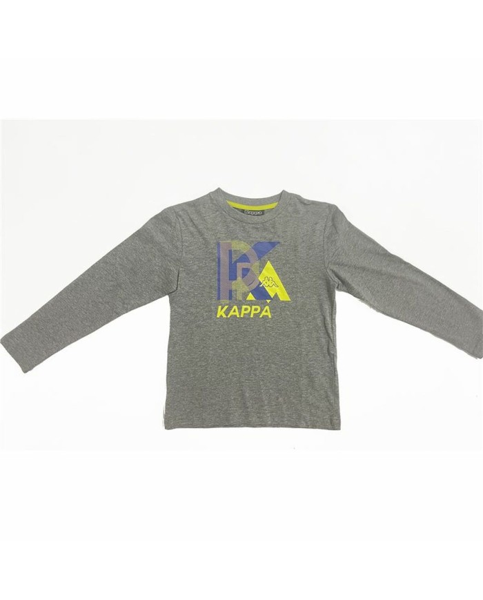 Maglia a Maniche Corte Uomo Kappa Benoit Grigio chiaro Maglia a Maniche Corte Uomo Kappa Benoit Grigio chiaro