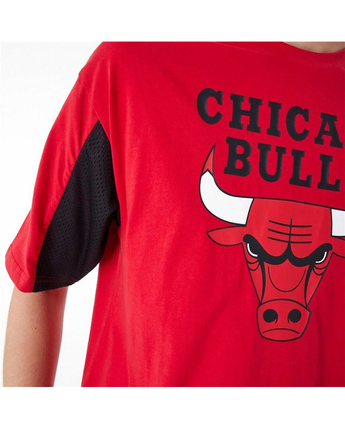 Maglia a Maniche Corte Uomo New Era NBA MESH PANEL OS TEE CHIBU 60435481 Rosso (M) Maglia a Maniche Corte Uomo New Era NBA MESH PANEL OS TEE CHIBU 60435481 Rosso (M)
