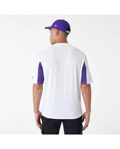 Maglia a Maniche Corte Uomo New Era 60435482 Bianco (L)