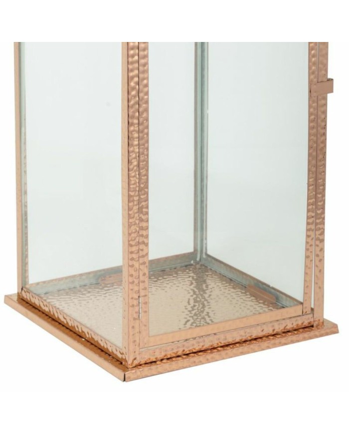 Lanterna Alexandra House Living Rame Vetro Acciaio inossidabile 29 x 70 x 29 cm Lanterna Alexandra House Living Rame Vetro Acciaio inossidabile 29 x 70 x 29 cm