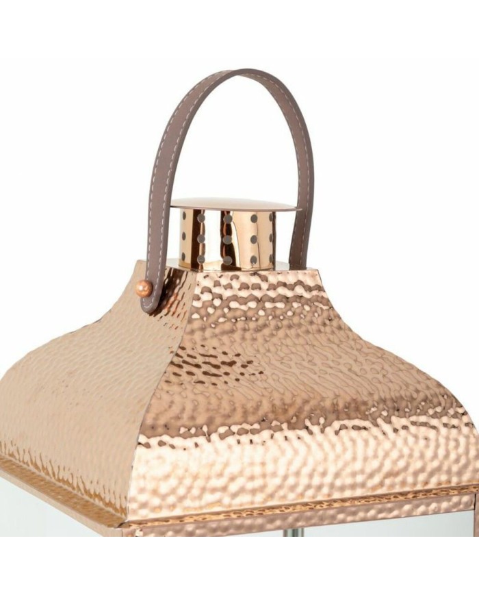 Lanterna Alexandra House Living Rame Vetro Acciaio inossidabile 29 x 70 x 29 cm Lanterna Alexandra House Living Rame Vetro Acciaio inossidabile 29 x 70 x 29 cm