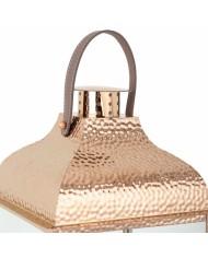 Lanterna Alexandra House Living Rame Vetro Acciaio inossidabile 29 x 70 x 29 cm Lanterna Alexandra House Living Rame Vetro Acciaio inossidabile 29 x 70 x 29 cm