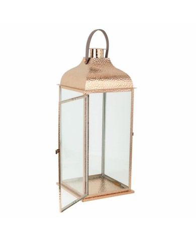 Lanterna Alexandra House Living Rame Vetro Acciaio inossidabile 29 x 70 x 29 cm