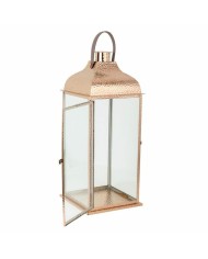 Lanterna Alexandra House Living Rame Vetro Acciaio inossidabile 29 x 70 x 29 cm Lanterna Alexandra House Living Rame Vetro Acciaio inossidabile 29 x 70 x 29 cm