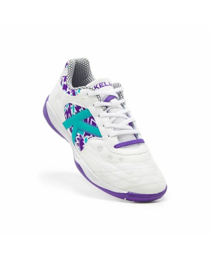 Scarpe da Calcio a 5 per Adulti Kelme Indoor Copa Bianco Unisex