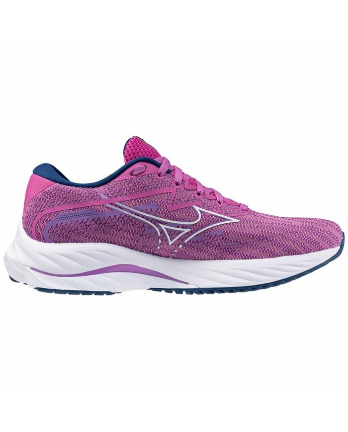 Scarpe Sportive da Donna Mizuno Wave Rider 27 Rosa chiaro Scarpe Sportive da Donna Mizuno Wave Rider 27 Rosa chiaro