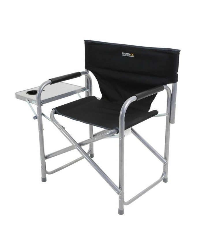 Sedia da Campeggio Pieghevole Regatta Directors Chair Nero Multicolore