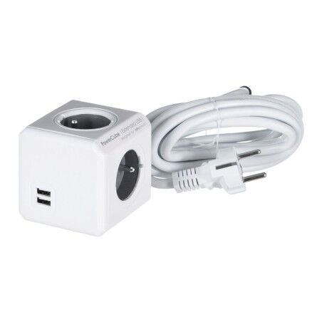 Cube multiplugs Allocacoc PowerCube Extended USB E(FR) (3 m)