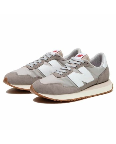 Scarpe da Running per Adulti New Balance 237V Grigio chiaro Scarpe da Running per Adulti New Balance 237V Grigio chiaro