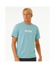 Maglia a Maniche Corte Uomo Rip Curl Big Mumma Icon Blu cielo