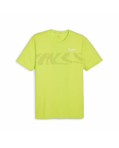 Maglia a Maniche Corte Uomo Puma RUN FAVORITE S GRA Verde Chiaro Maglia a Maniche Corte Uomo Puma RUN FAVORITE S GRA Verde Chiaro