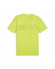 Maglia a Maniche Corte Uomo Puma RUN FAVORITE S GRA Verde Chiaro Maglia a Maniche Corte Uomo Puma RUN FAVORITE S GRA Verde Chiaro