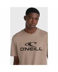 Maglia a Maniche Corte Uomo O'Neill Logo Marrone Chiaro