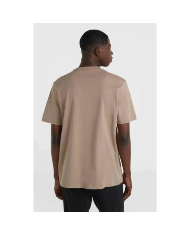 Maglia a Maniche Corte Uomo O'Neill Logo Marrone Chiaro Maglia a Maniche Corte Uomo O'Neill Logo Marrone Chiaro