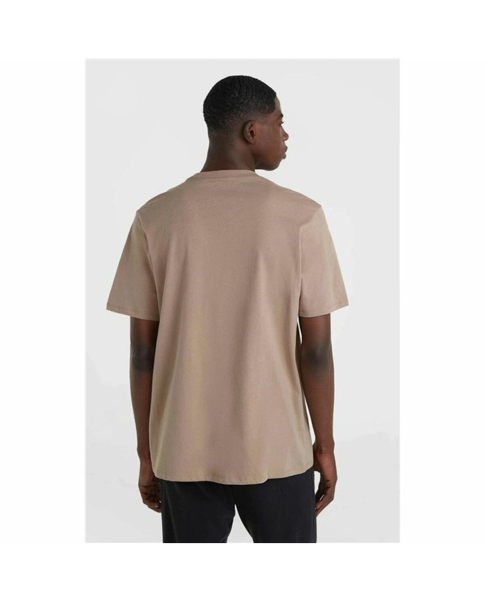 Maglia a Maniche Corte Uomo O'Neill Logo Marrone Chiaro