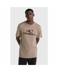Maglia a Maniche Corte Uomo O'Neill Logo Marrone Chiaro