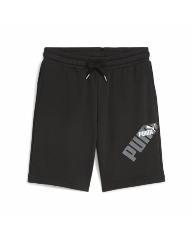 Pantaloncino Sportivo Puma Power Graphic Nero Pantaloncino Sportivo Puma Power Graphic Nero