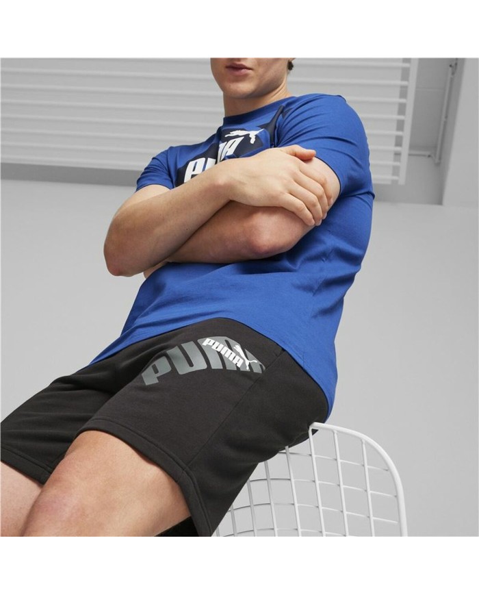 Pantaloncino Sportivo Puma Power Graphic Nero