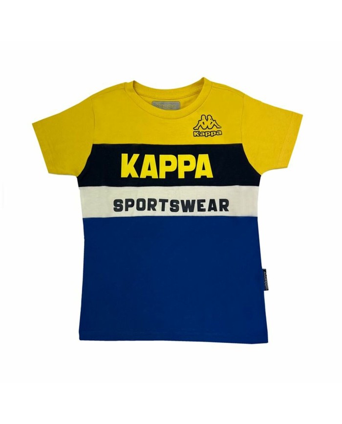 Maglia a Maniche Corte per Bambini Kappa 8056M00058 Giallo