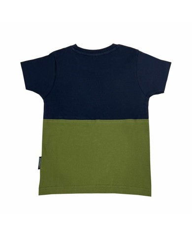 Maglia a Maniche Corte per Bambini Kappa 8056M00058 Blu Marino