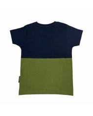 Maglia a Maniche Corte per Bambini Kappa 8056M00058 Blu Marino Maglia a Maniche Corte per Bambini Kappa 8056M00058 Blu Marino