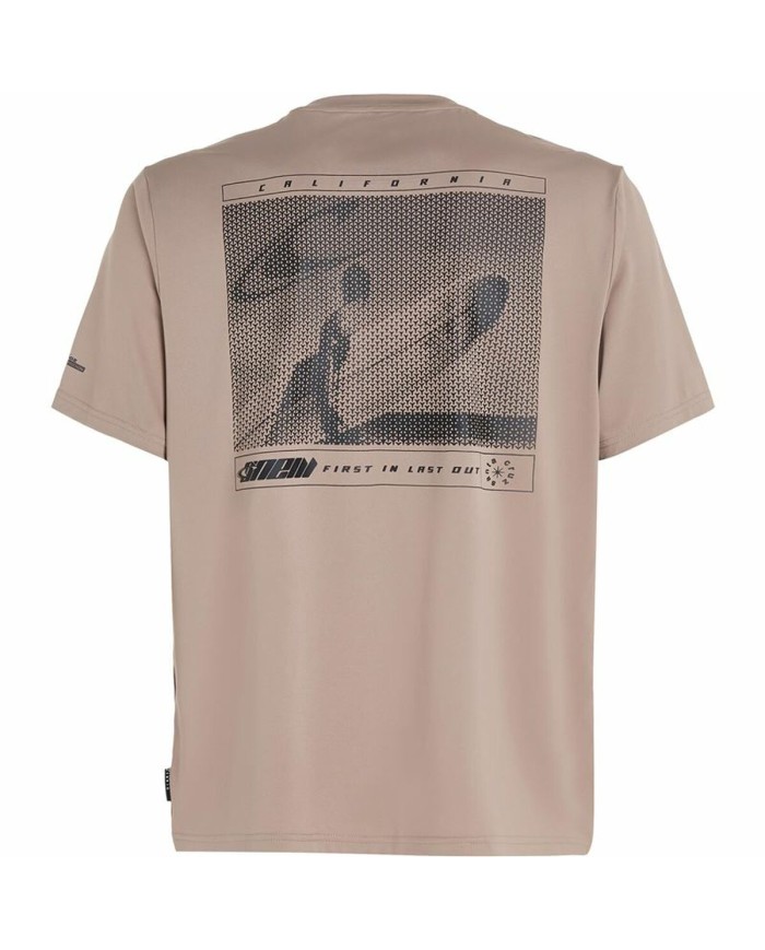 Maglia a Maniche Corte Uomo O'Neill Photoprint Pumpkin Smoke