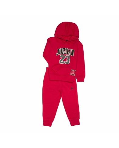 Completo Sportivo per Bambini Jordan Jordan Rosso Completo Sportivo per Bambini Jordan Jordan Rosso