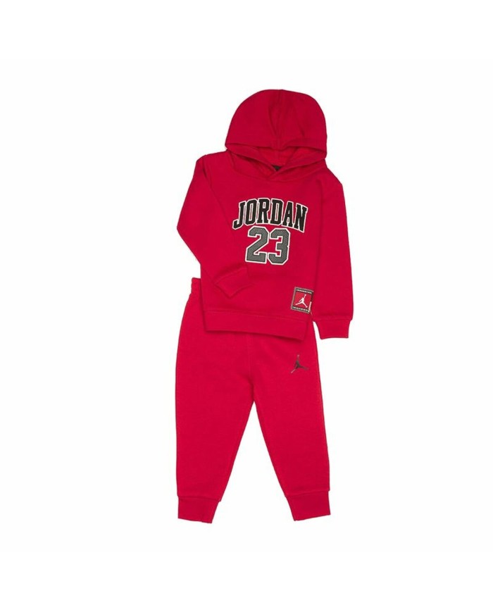 Completo Sportivo per Bambini Jordan Jordan Rosso Completo Sportivo per Bambini Jordan Jordan Rosso