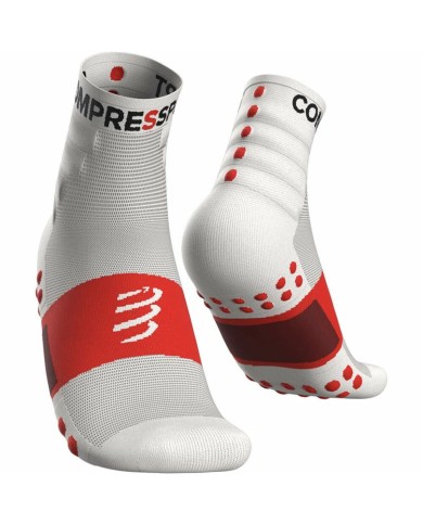 Calzini Sportivi Compressport Training Bianco Calzini Sportivi Compressport Training Bianco