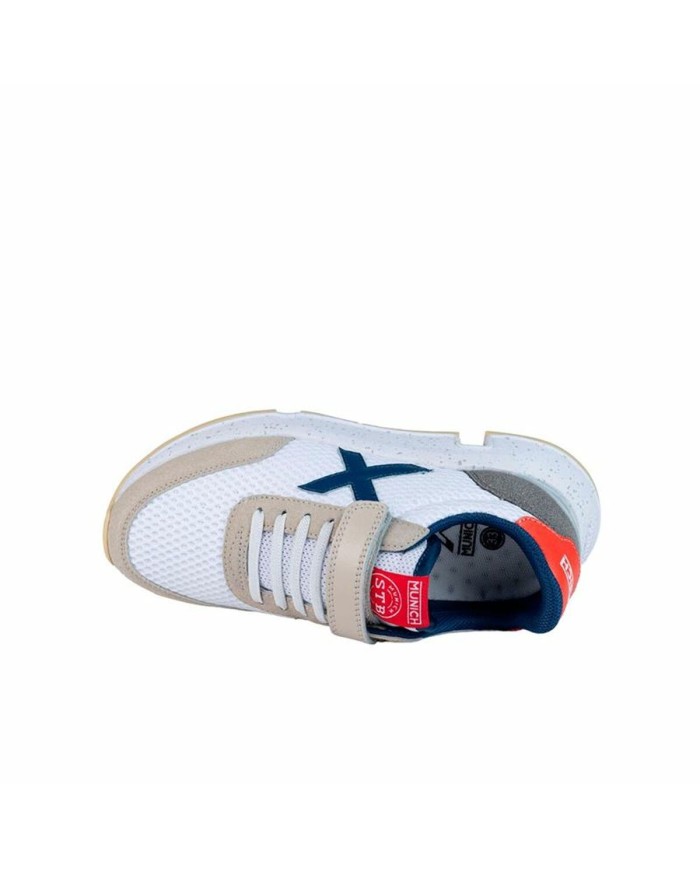 Scarpe Sportive per Bambini Munich Versus Kid 34 Bianco