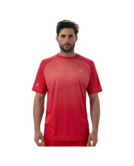 Maglia a Maniche Corte Uomo Drop Shot Benara Arancio Padel