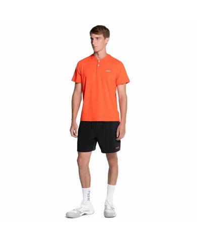 Maglia a Maniche Corte Uomo Nox Team Regular Rosso Arancio Maglia a Maniche Corte Uomo Nox Team Regular Rosso Arancio