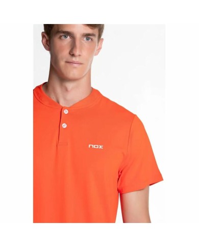 Maglia a Maniche Corte Uomo Nox Team Regular Rosso Arancio